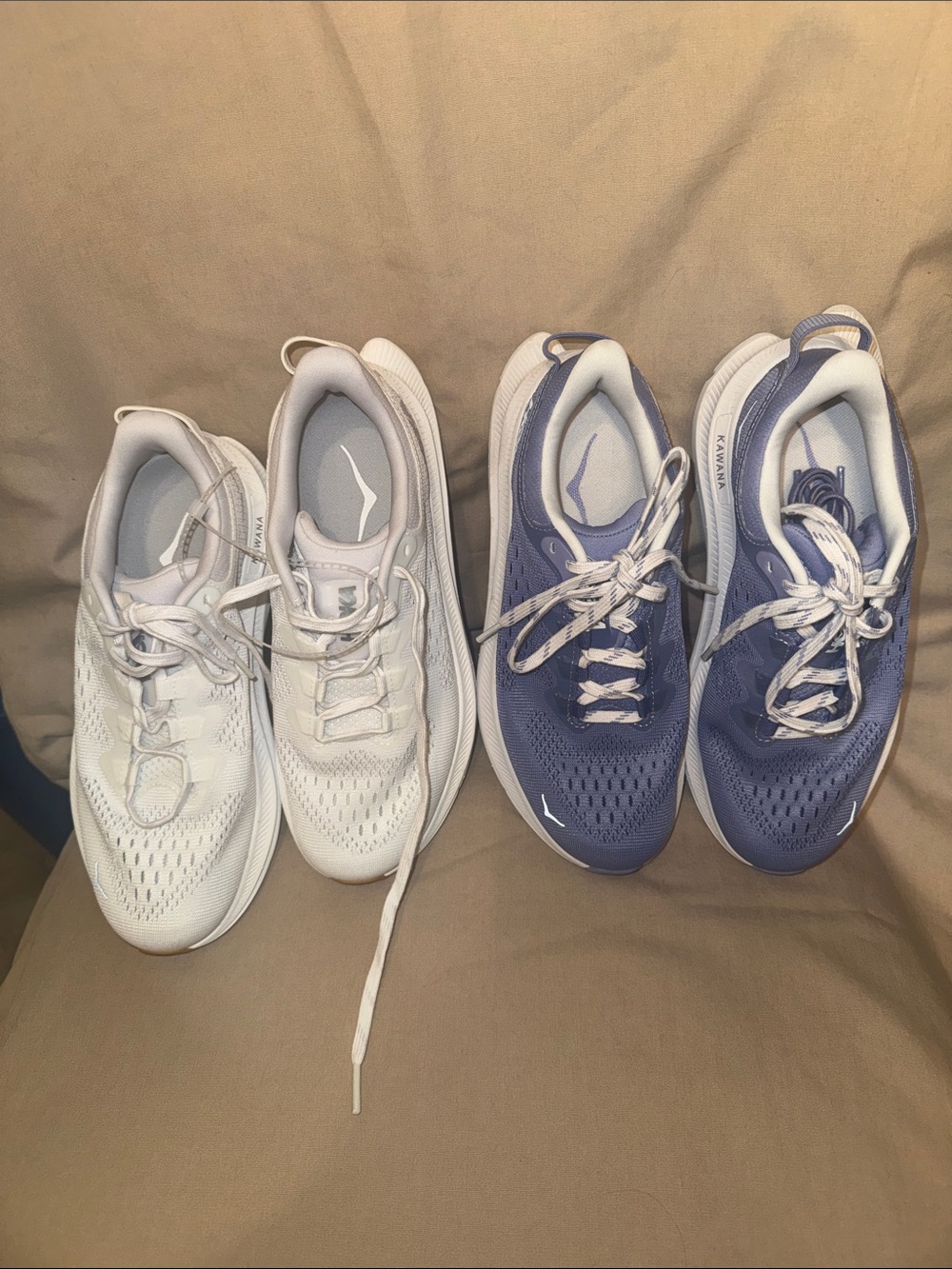 HOKA W KAWANA 2 SIZE 6.5 (2 PAIRS) READ DESCRIPTION PLEASE